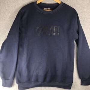 Taylor Swift The Eras Tour Sweatshirt Pullover Long Sleeve Navy Adult Medium